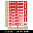 thumbnail image 2 of Super Caped Dog Teacher Student School Sticker Set - Red - Matte Finish - 2.00" Large, 2 of 7