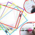 thumbnail image 6 of Reusable Dry Erase Pockets, 12 Pack Reusable Dry Erase Sleeves,Assorted Colors Sheet Protector, Dry Erase Pocket Sleeves, 6 of 7