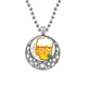 thumbnail image 1 of Trébol amarillo cerveza el día de San Patricio de Irlanda Collares Colgante Retro Moon Stars Jewelry Unbranded M, 1 of 3