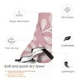 thumbnail image 3 of ZICANCN Microfiber Beach Towels, Pink Leaf Texture Quick Dry Bath Towels 31.5"x63" Inch Oversized for Adults Men Women, 3 of 9