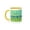 Yellow/White, variant on 3drose, Image of Have a Great Day with Three Watercolor Daisies, 11oz Two-tone Red Mug