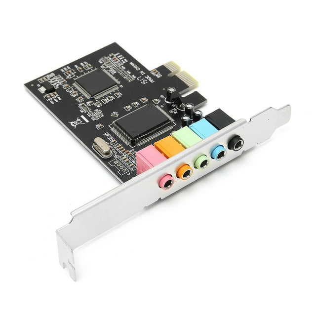 Stereo Audio Cards, 6 Channels Sound Card Playback And Recording Multiple Ports CMI8738 Chip For Home Theater For 3D Games
