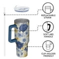 thumbnail image 4 of OBREWU Pioneer Flower Tumbler with Handle and Lid,Pioneer Flower 40oz Double Wall Vacuum Insulated Tumbler,Cups Gift for Women and Men, 4 of 7
