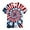 1-Dark Blue442, variant on Independence Day Tshirt for Little Boys Tie Dye USA Flag Short-Sleeve Classic T Shirt