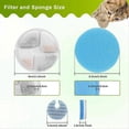thumbnail image 4 of Cat Water Fountain Filters for 2L/67oz Round Pet Water, 4 of 5