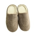 thumbnail image 2 of Sweetsmile Men Women Home Anti-Slip Soft Sole Shoes Cotton House Indoor Slippers Winter Warm Short Plush Slippers, 2 of 3