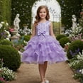 thumbnail image 2 of Vividxx Toddler Girls Dresses Sparkling Party Dress For Girls Glimmering Sequin Party Gown With Skirt For Stage Performances 10-11 Years, 2 of 7