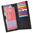 thumbnail image 4 of Slim Leather ID/Credit Card Holder Long Wallet with Pen holder, 4 of 23