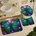 thumbnail image 6 of Wildflowers Butterfly Shower Curtain Sets with Rugs 4 Piece Rustic, 6 of 8