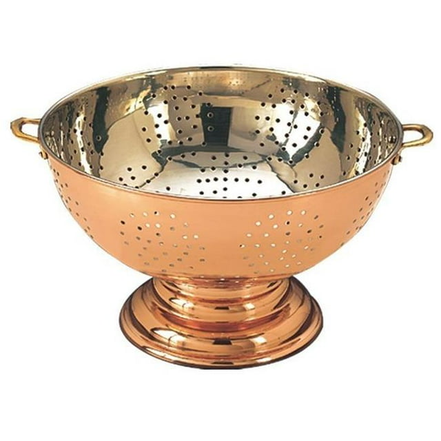 Old Dutch International 780 12-Inch Copper Footed Colander Centerpiece