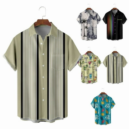 

Adult Kids Casual Short Sleeve T-Shirts Vintage Funky Clothes For Men