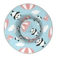 thumbnail image 4 of Easygdp Cute Panda Flying In The Sky Double-Sided Reflective Fisherman Hat,Sun Visor,Casual Hat,Fluorescent Hat,Suitable For Outdoor And Night Walking,Unisex, 4 of 9