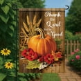 thumbnail image 5 of Thanksgiving Garden Flag Pumpkin Flag 12x18 Inch Double Sided Religious Fall Yard Banner Thank the Lord Christian Outdoor Autumn Harvest Decoration for Lawn Patio Faith Seasonal Display, 5 of 6