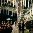 thumbnail image 3 of DYstyle LED Meteor Shower Rain Lights, 8 Tubes Outdoor Waterproof Falling String Lights for Wedding Party Christmas, 3 of 6