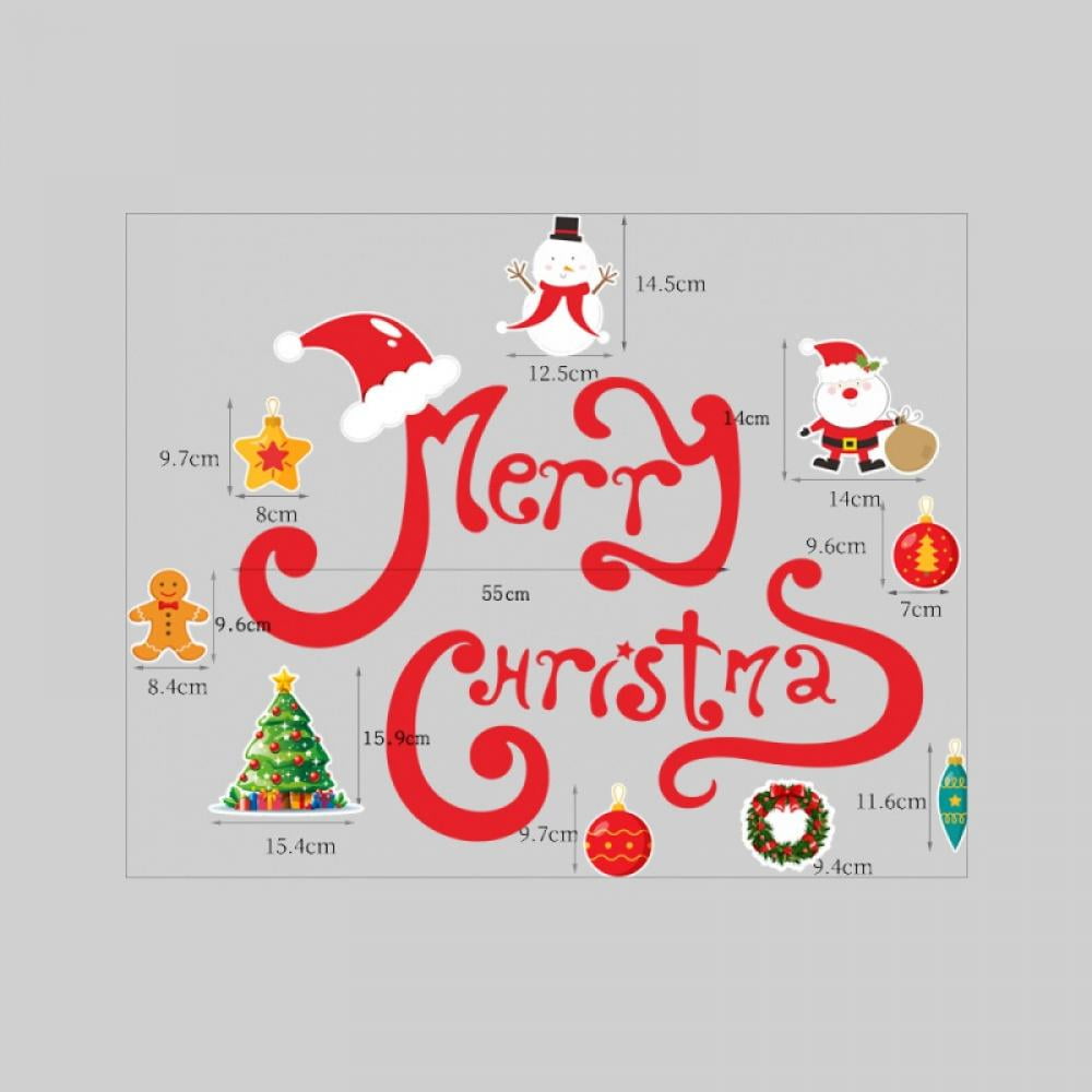Christmas Garage Decoration Magnets Stickers Happy Holidays Merry Christmas Refrigerator Stickers Christmas Garage Door Decals for Christmas Party Supplies Home Decorations