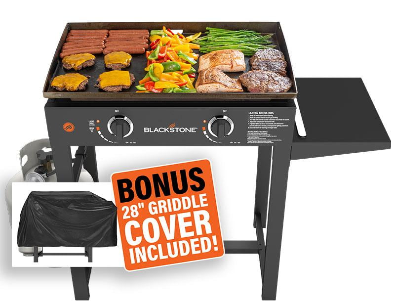 Blackstone 2Burner 28" Griddle with Lightweight Cover, Holiday Edition