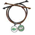 thumbnail image 1 of Singapur Mapa de Viajes Pulsera Cuerda Mano Cadena Cuero Dinero Pulsera Unbranded M, 1 of 2