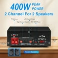 thumbnail image 5 of 3D Sound Stereo Amplifier 2025 Upgraded AK45 Wireless Receiver, Suitable for Home Stereo, 400W Dual Channel Wireless 5.0 Power Amplifier System with FM Radio, USB, SD Card and Remote Control, 5 of 6