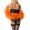 Orange, variant on EliteGoogv Womens Dance Scarves Belly Dance Performance Fire Fan With Glitter Fringe Trim For Stage Show Wedding Guest Accessories Blue One Size