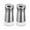 Silver, variant on THLKIF Salt and Pepper Shakers Set, Stainless Steel Salt and Pepper Dispenser with Glass Bottom, Cute Salt and Pepper Shakers for Modern Home Kitchen Decor Restaurants Bar BBQ