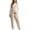 Beige, variant on Women's Maternity Corduroy Sleeveless Overalls Fall Adjustable Strap Cuffed Ankle Fashion Casual Pregnancy Jumpsuit S-XXL