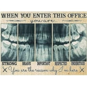Dental Room Office Vintage Dentistry Educational Clinic Puzzles 500 Pieces Puzzle Small Jigsaw Puzzle 500 Piece Puzzle for Adults Puzzle 500 Piece Puzzle Adults Puzzle 20.5x15 Inch