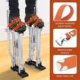 thumbnail image 3 of Drywall Tilt Straps,Adjustable Leg Straps Drywall Foot Straps Kit,Nylon Leg Retention Straps Replacement Part for Tilt,B, 3 of 5