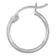 thumbnail image 2 of Arete Arracada Diamantada De Plata Ley 925 Imperial Jewelry 25 mm, 2 of 3