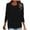 Black-Fashion Sweatshirts, variant on Xcmzpl Womens Sweatshirts Loose Fit Solid Color Crewneck Sweatshirt Oversized Pullover Tops Workout Long Sleeve Shirts Fall Clothes