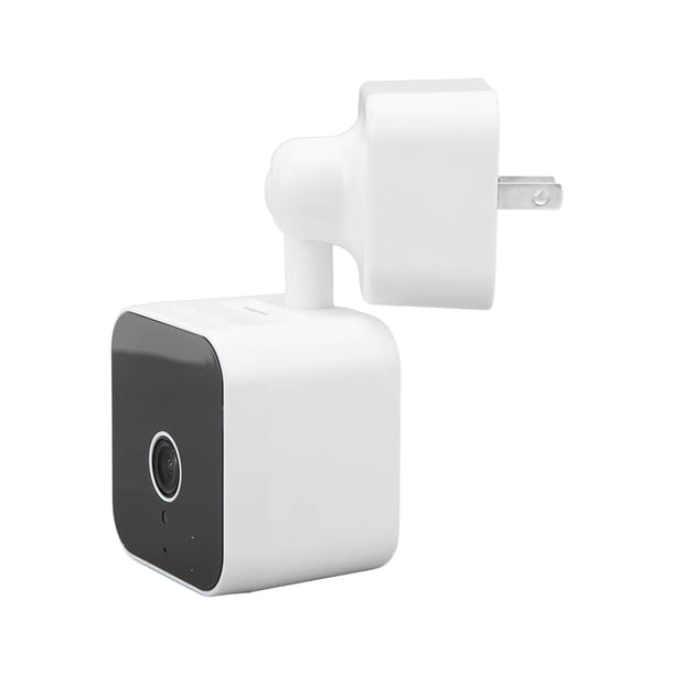 Cámara De Seguridad, ABS Enchufable Cámara De Seguridad Inalámbrica Para El Hogar Visión Nocturna Infrarroja Blanca Vista Panorámica De 360 grados 110-220V Para Oficina