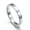 3mm Silver, variant on 316L Stainless Steel Roman Numerals CZ Band 3mm/4mm Mens Women's Ring Size 5-11