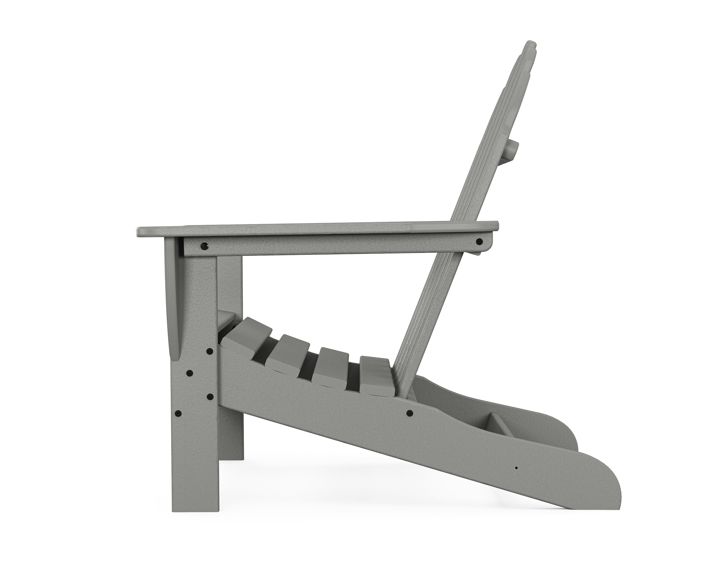 POLYWOOD Classic Outdoor Adirondack Chair in Slate Grey