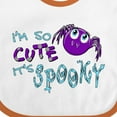 thumbnail image 4 of Inktastic I'm So Cute Its Spooky Cute Halloween Spider Boys or Girls Baby Bib, 4 of 4
