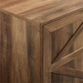 thumbnail image 3 of 58" Modern Rustic Wood Fireplace Console - Rustic Oak, 3 of 5