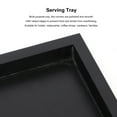thumbnail image 3 of Snack Platter,  Rectangular Black Tea Tray, Restaurant Serving Plate for Family, 3 of 8
