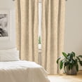thumbnail image 2 of Ambesonne Leopard Window Curtains, Pattern in Earth Tones Dots, Each 28" W x 84" L, Beige and Pale Caramel, 2 of 4
