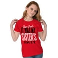 thumbnail image 2 of Xmas Dear Santa Its My Sister's Fault Womens Slim Fit Graphic Tee Brisco Brands L, 2 of 4
