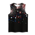 thumbnail image 4 of VerPetridure Womens American Flag Tank Tops Patriotic Shirts for Women 4th of July Tanks Top Loose Fit Summer Ring Tees Top, 4 of 5