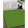 thumbnail image 3 of Ahgly Company Machine Washable Indoor Round Transitional Oak Brown Area Rugs, 4' Round, 3 of 7