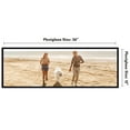 thumbnail image 3 of Americanflat 12x36 Picture Frame with Polished Plexiglass Streamline Collection Thin Border Wall - Black, 3 of 8
