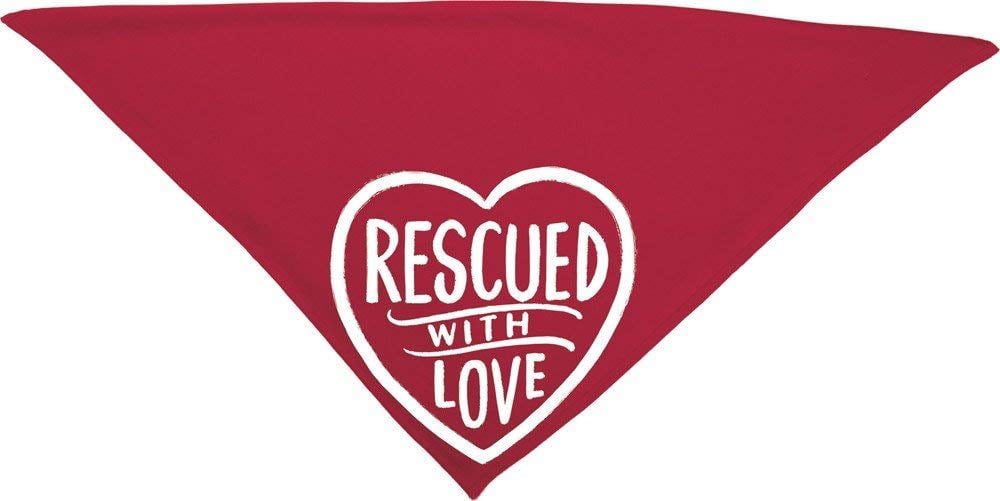 Download Large Pet Bandana "RESCUED WITH LOVE" - Walmart.com ...