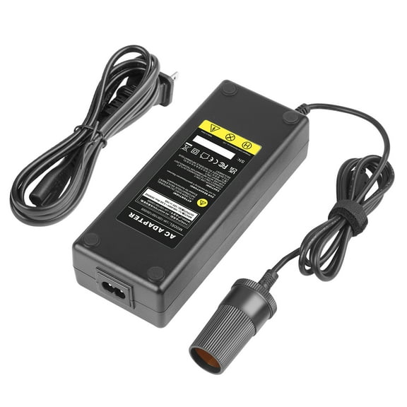 AC to DC Converter 100V ~ 240V to 12V 10A 120W Power Supply Adapter Car Cigarette Lighter Socket AC/DC Transformer for Car Vacuum Cleaner Car Refrigerator and Other Car Devices