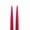 Fuchsia, variant on Traditional Danish Style Pointed Taper Candles - 9 Inch - Pairs