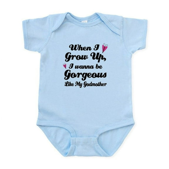 CafePress - Gorgeous Like My Godmother Infant Bodysuit - Baby Light Bodysuit, Size Newborn - 24 Months