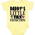 thumbnail image 3 of Inktastic Daddy's Little Tax Deduction Pink Hearts Boys or Girls Baby Bodysuit, 3 of 5