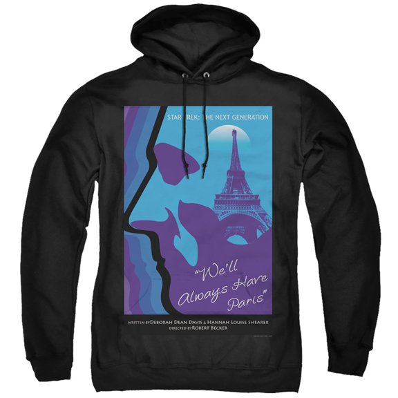 Star Trek Tng Season 1 Episode 24 Adult Pullover Hoodie Sweatshirt Black