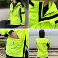 thumbnail image 5 of WOSAWE Cycling Raincoat Hooded Jackets Rain Coat Waterproof Lightweight Outdoor Sports Motorcycle Camping Hiking Climbing Jacket, 5 of 6