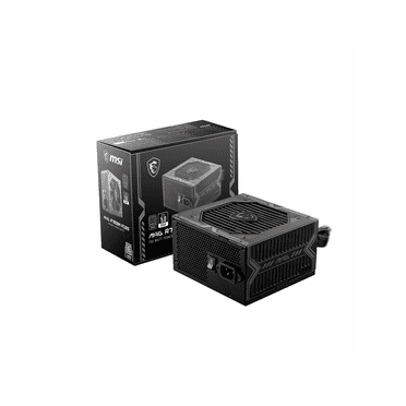 MSI - MAG A750BN PCIE5, 80  BRONZE non-Modular Gaming PSU, 12V-2x6 Cable, PCIE 5.1 Ready, 750W Power Supply
