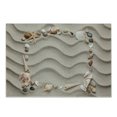 thumbnail image 1 of Natural Color Cutting Board, Square Frame of Seashells in Various Shapes on Wavy Lines Sand, Decorative Tempered Glass Cutting and Serving Board, in 3 Sizes, by Ambesonne, 1 of 2