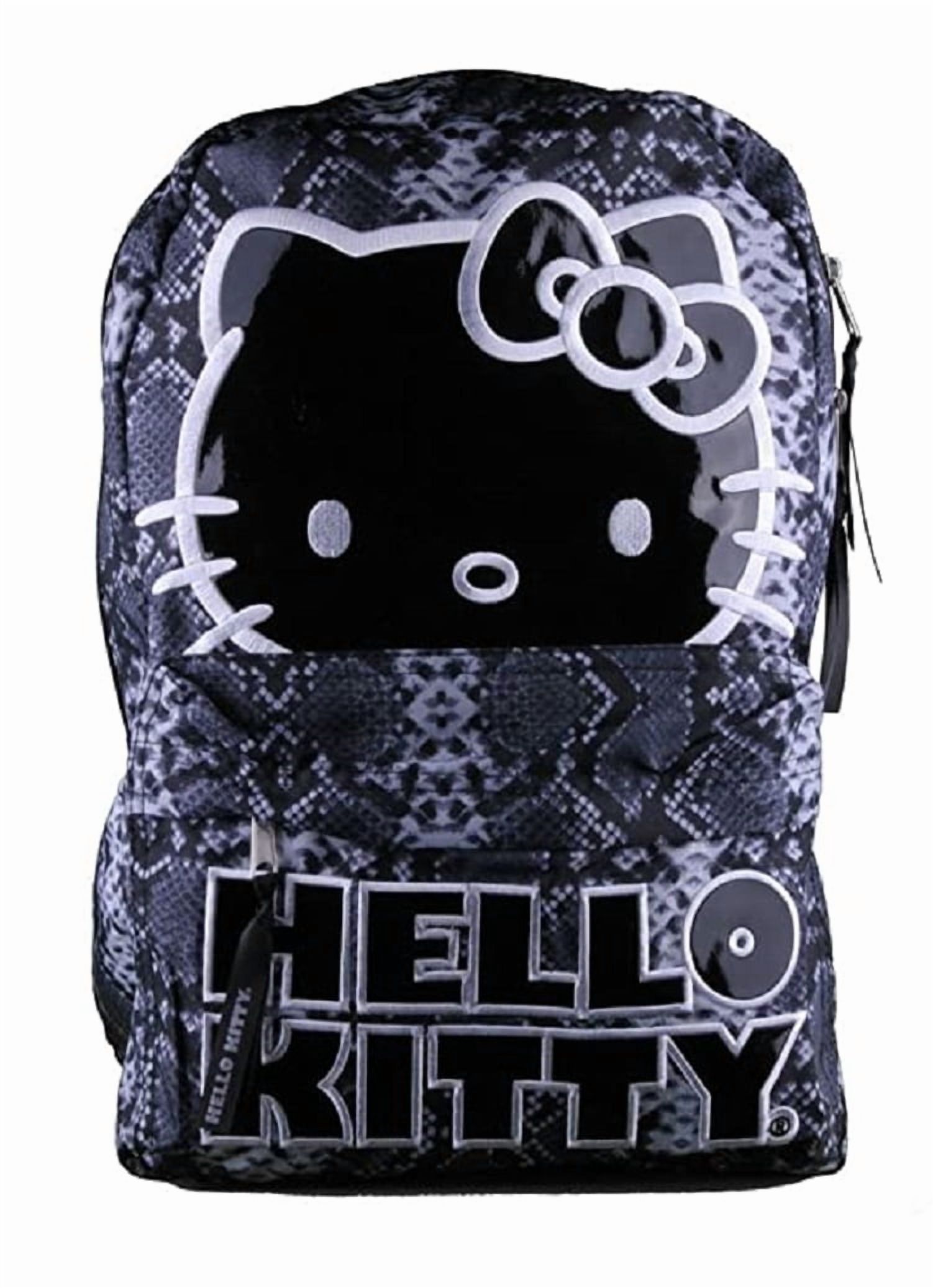 Hello Kitty Sublimation Gray Animal Print Backpack Full Size